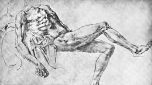 michelangelo-drawings-study-on-corpse-albertina-wien